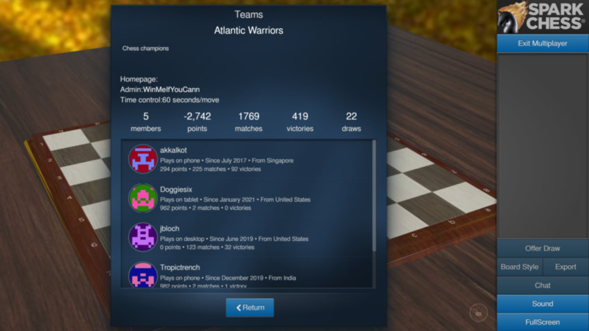 Create your own team!